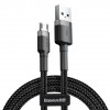 купить Кабель Baseus Micro-USB 2m 1.5A Black (CAMKLF-CG1) Cafule Cable в спб в магазине smartmarket-01