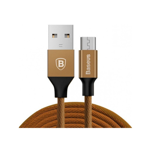 купить Кабель Baseus Micro-USB 1m 2A Brown (CAMYW-A12) Yiven Cable в спб в магазине smartmarket-01