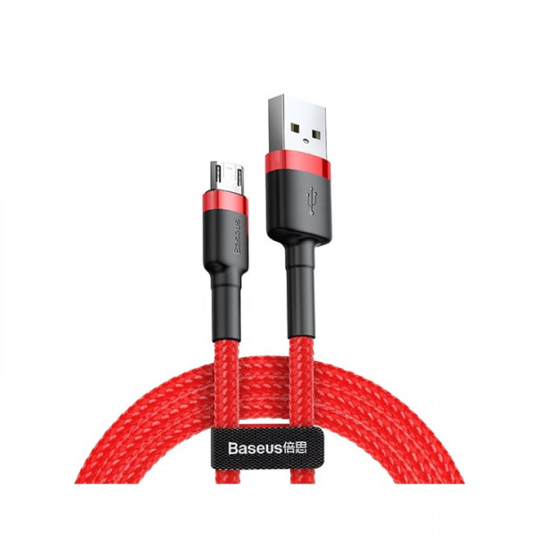 купить Кабель Baseus Micro-USB 2m 1.5A Red (CAMKLF-C09) Cafule Cable в спб в магазине smartmarket-01
